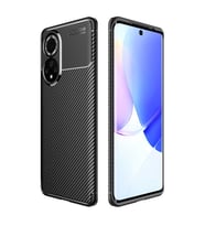 Huawei Nova 9 Karbon Görünüm Negro Silikon Kılıf (Siyah)