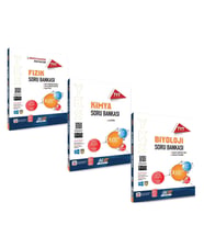 Hız ve Renk TYT Fizik Kimya ile Biyoloji Soru Bankası Seti 3 Kitap