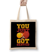 You Just Got Served Ping Pong Serve Table Tennis Bez Çanta Uzun Saplı