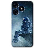 Tecno Spark 10 4G Kılıf HD Desen Baskılı Kılıf - Astronot Yalnızlığı