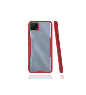 Realme C25 Kılıf Platin  - Kırmızı