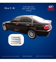 BMW 3 seri E46 Krom Kapı Kolu 4 Kapı 2001-2005 P. Çelik