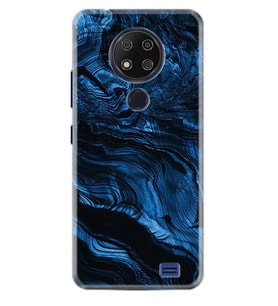 Reeder P13 Blue Max 2020 Kılıf Desenli Silikon Blue MArble