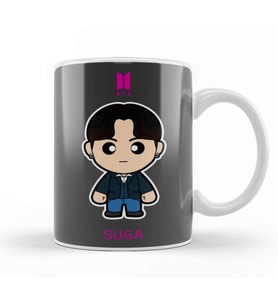 Suga Bts Member Minime Style Kupa Bardak Porselen