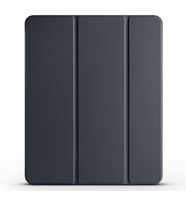 Apple iPad Air 11 2025 M3 Zore Smart Cover Kalem Bölmeli Standlı 1-1 Kılıf – Darbelere Karşı Maksimum Koruma, Sağlam Deri, Kolay Kullanım (Siyah)