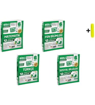 Gizli Yayınları 6. Sınıf Matematik Fen Türkçe Sosyal 12'li Deneme-Meb Gibi Sordu