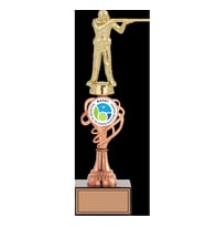 ODAK KUPA - Figürlü Kupalar - Atıcı Figürlü Kupalar FG-034 C - 34 cm