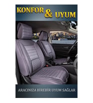 Ford E S C O R T Station Wagon Deri Oto Koltuk Kılıfı Ön Arka Set Füme Elit Model SCR