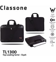 Classone TL1300 WTXpro Su Geçirmez Kumaş 13,3"-14 "Uyumlu Laptop Notebook El Çan