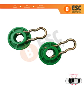 Saab 9-3 9-5 Volvo 740 850 940 960 S70 S90 V70 V90 XC70 1 4493433 için Cam Kriko Kayar Pivot Klipsi