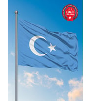 Doğu Türkistan Ülke Bayrağı 200 x 300 cm - Raşel Kumaş 1. Kalite