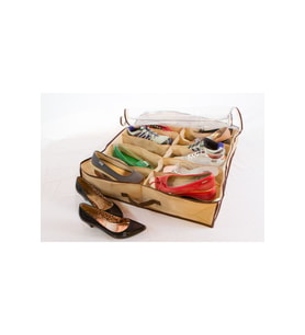 Ayakkabı Saklama Çantası 12 Bölmeli Shoes Under