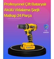 Hafif ve Ergonomik 12V Kablosuz Matkap Hızlı Şarj ve Uzun Pil Ömrü