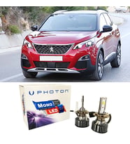 Peugeot 3008 Led Xenon Uzun Far Ampulü HB3 9005 Mono Yeni Seri Beyaz 2016+