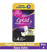 Orkid Platinum Gece Ekstra Süper Ekonomik Paket 16 Adet