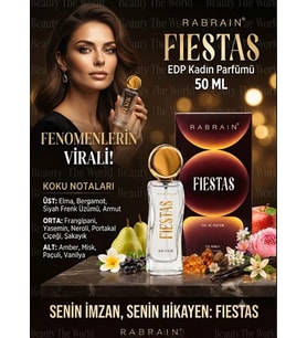 Büyüleyici Rabrain Fiestas EDP 50 ml Kadın Parfümü – Özel Seri & Fenomenlerin Virali