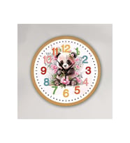 bilge Tasarım Çocuk odası Duvar Saati 30 x 30 CM (Karışık)
