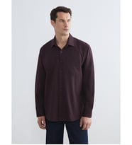 LCWAIKIKI Classic Bordo Regular Fit Erkek Gömlek