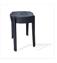 Büyük Geniş Uzun Sağlam Sert Plastik Kırılmaz Hafif 45 Cm Banyo Balkon Bahçe Oturak Tabure Sandalye