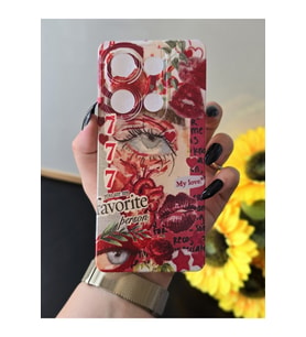 Xiaomi Redmi Note 13 4G Uyumlu Baskılı Şeffaf Telefon Kılıfı