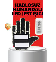 Uzaktan Kumandalı LED Jest Işığı – 3 Farklı Hareket Modu