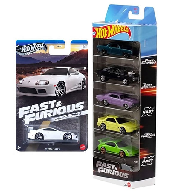 Hot Wheels Fast & Furious Temalı 6'lı Araç Seti (2025) Hızlı ve Öfkeli