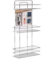 Decorev 5931 Şampuanlık Kristal Lamalı Üç Katlı Beyaz