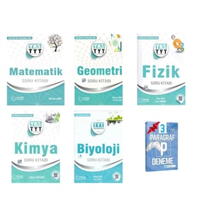 YKS TYT Matematik Geometri Fizik Kimya ve Biyoloji Soru Kitabı