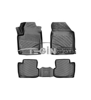 Jeep Cherokee KL 2020 3D Havuzlu Paspas Siyah