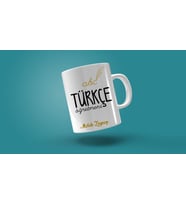 Türkçe Öğretmenine İsme Özel Hediye Kupa Bardak 3