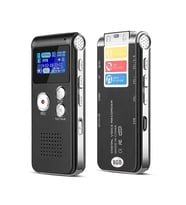 HS27 Dijital Ekranlı 8GB Ses Kayıt Cihazı Mp3 Çalar Ders Kayıt Ve Röportaj
