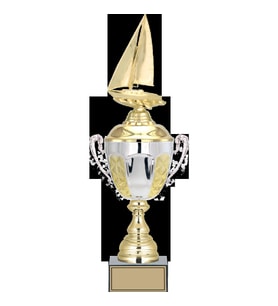 ODAK KUPA - Figürlü Kupalar - Yelken Figürlü Kupalar FG-087 C - 47 cm