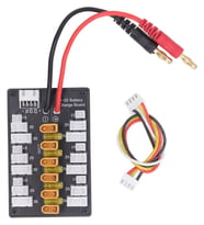 1S-3S XT30 Lipo Batarya Paralel Şarj Kartı Çoklu Şarj Adaptörü ve Balans Kablosu Seti RC dron
