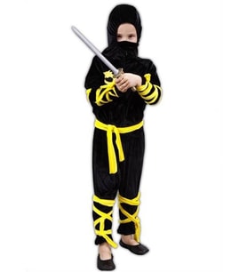Kapüşonlu Ninja Çocuk Kostümü