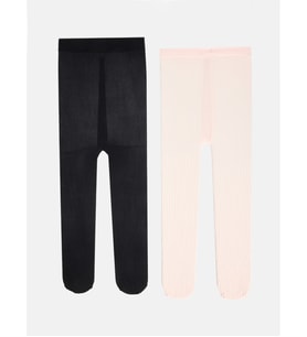 LC WAIKIKI Pembe Kız Çocuk Külotlu Çorap 2'li