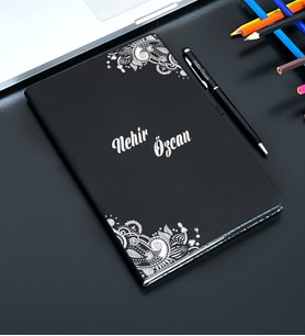 Kişiye Özel Deri Tasarım Defter TS32