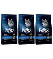 Reflex Plus Orta Büyük Irk Somonlu Yetişkin Köpek Maması 3 Kg 3'Lü Set