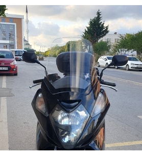 MOTOCAM Honda Silverwing SWT 400 Ön Cam 2006-2009 Model 56cm Şeffaf Renkli 4mm