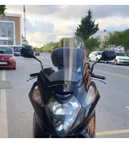 MOTOCAM Honda Silverwing SWT 400 Ön Cam 2006-2009 Model 56cm Şeffaf Renkli 4mm