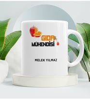 Gıda Mühendisi Kupa Bardak Beyaz 003