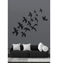 Uçan Kuşlar Dekoratif Duvar Sticker Kuş Sürüsü Duvar Süsü