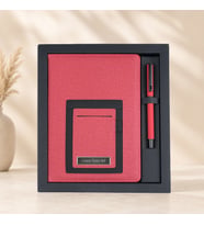 Kutulu Defter Ajanda Kalem Seti - Özel İsim Baskılı