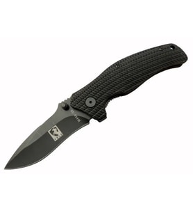 Yele M446 Siyah Kamp Çakı 20cm - Yarı Otomatik, Kemerlikli