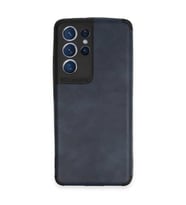 Samsung Galaxy S21 Ultra Kılıf Loop Deri Silikon - Lacivert