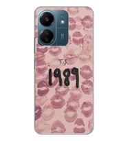 Xiaomi Redmi 13C Uyumlu 1989 Taylor Swift Tasarımlı Şeffaf Telefon Kılıfı