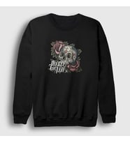 Presmono Unisex Siyah Skull Pierce The Veil Sweatshirt 387757tt