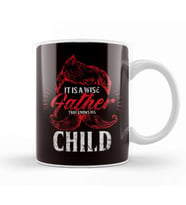 Wise Father That Knows His Child Papa Dad Daddy Poppa Family Kupa Bardak Porselen