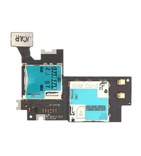 Samsung Galaxy Note 2 N7100 Uyumlu Sim Mmc Kart Okuyucu Filmi Flex