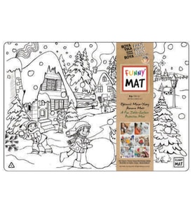 Funny Mat - Kış 33,5 X 48 Cm