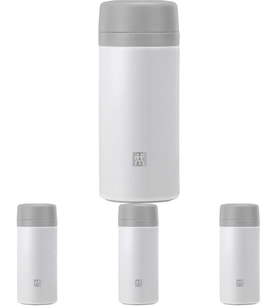 Zwilling Thermoçay Demli̇kli̇ Matara, 420 Ml  Paslanmaz Çeli̇k  Beyaz-Gri̇ 4Lü Paket (Standart)
